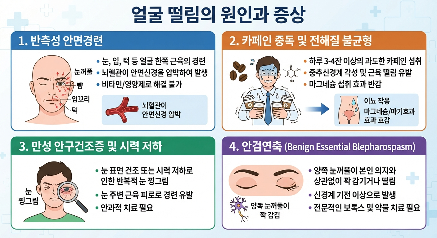 얼굴떨림원인