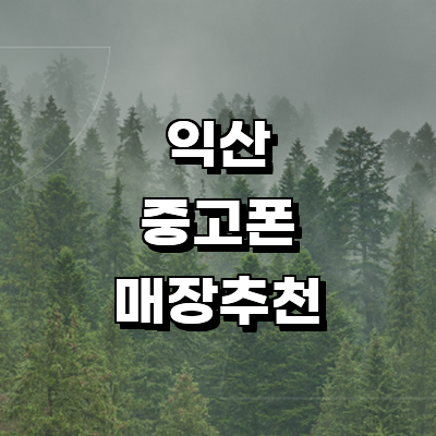 익산시 중고폰