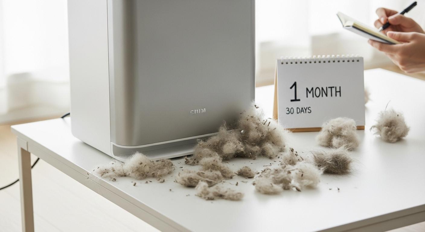 털날림 공기청정기 1달 사용 후기