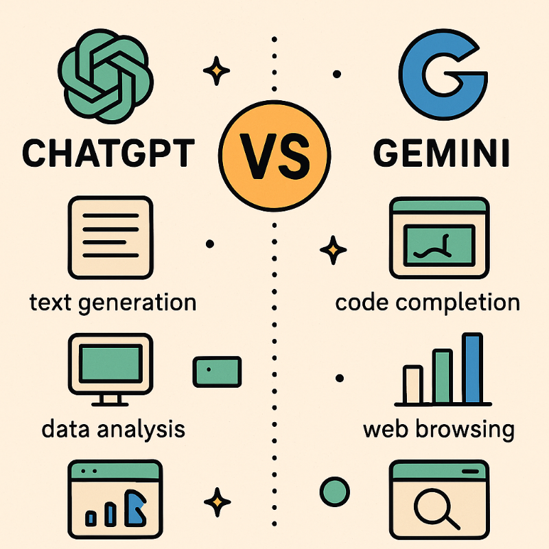 챗gpt 와 제미나이 차이 성능·스타일·특화 영역