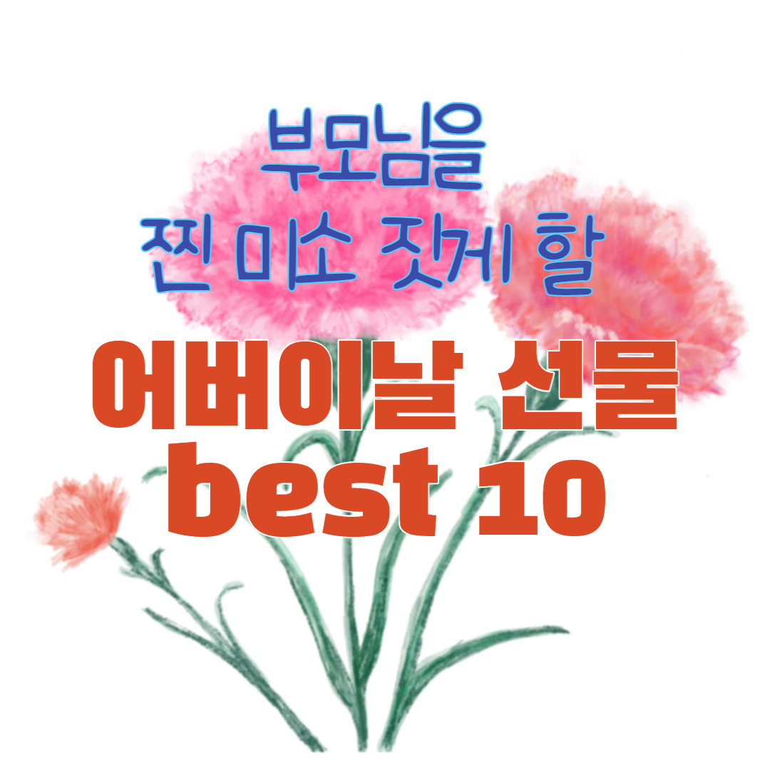 어버이날 선물 베스트 10