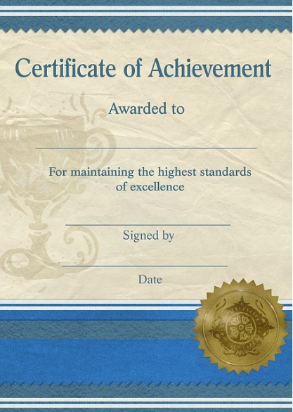 미래를 위해 자격증을 취득해보세요. 자격증 사진