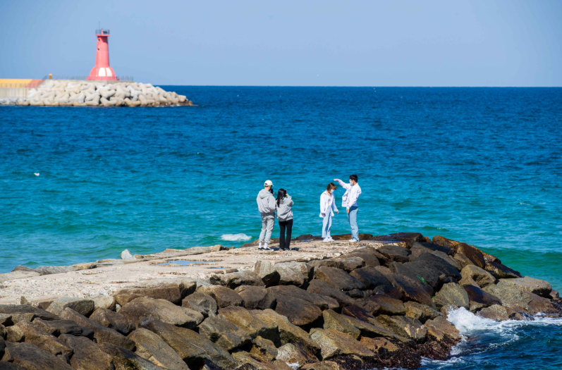 강릉 영진해변 사진