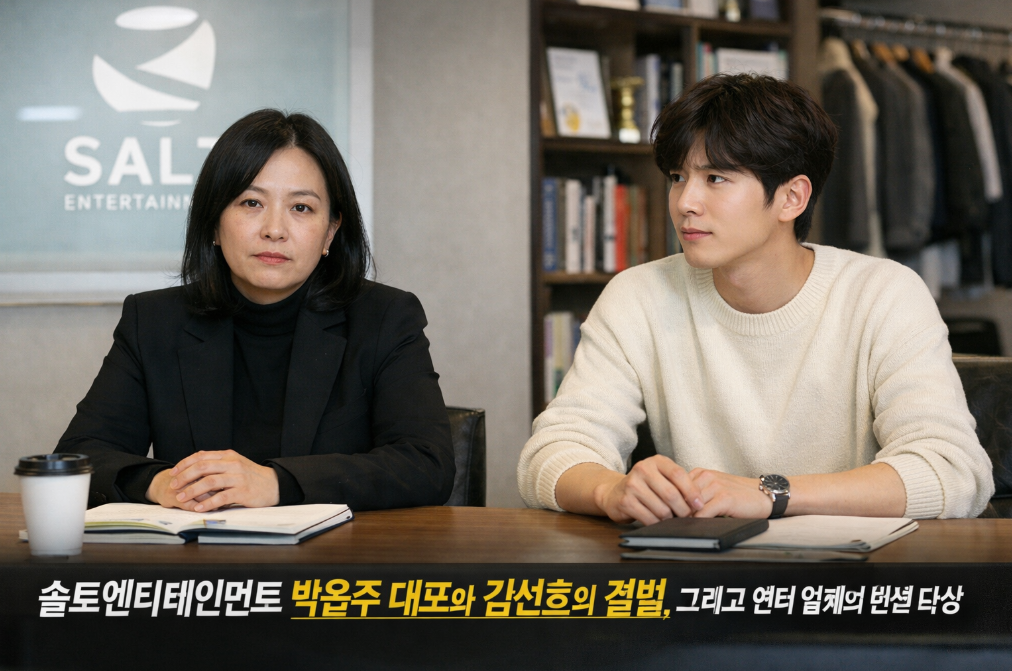 솔트엔터테인먼트 박은주 대표-김선호 결별, 엔터 업계 숨겨진 진실