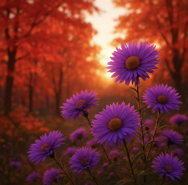 가을의 문턱&amp;#44; 마침내 시작되는 보랏빛 축제