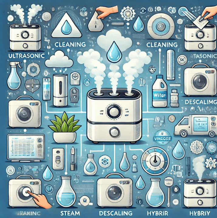 가습기 석회 관리를 위한 예방과 청소방법