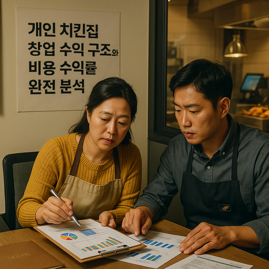 개인 치킨집 창업 수익 구조와 비용 수익률 완전 분석