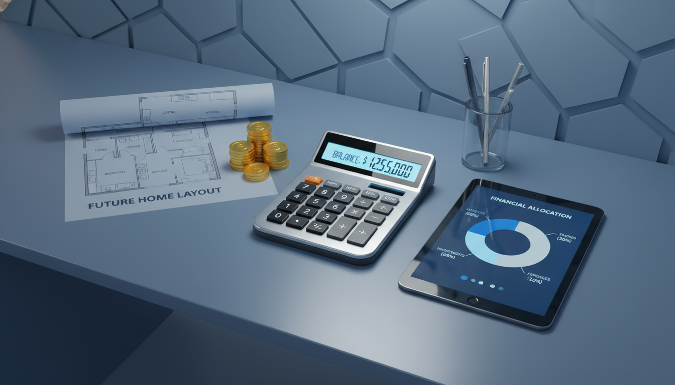 성공적인 아파트 청약을 위한 초기 자금 계획 및 예상 분양가 분석 일러스트