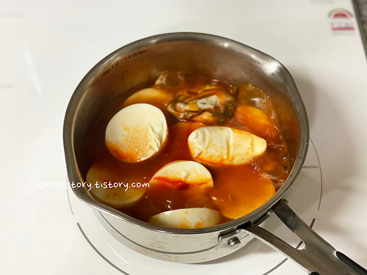 짬뽕순두부찌개-끓이기