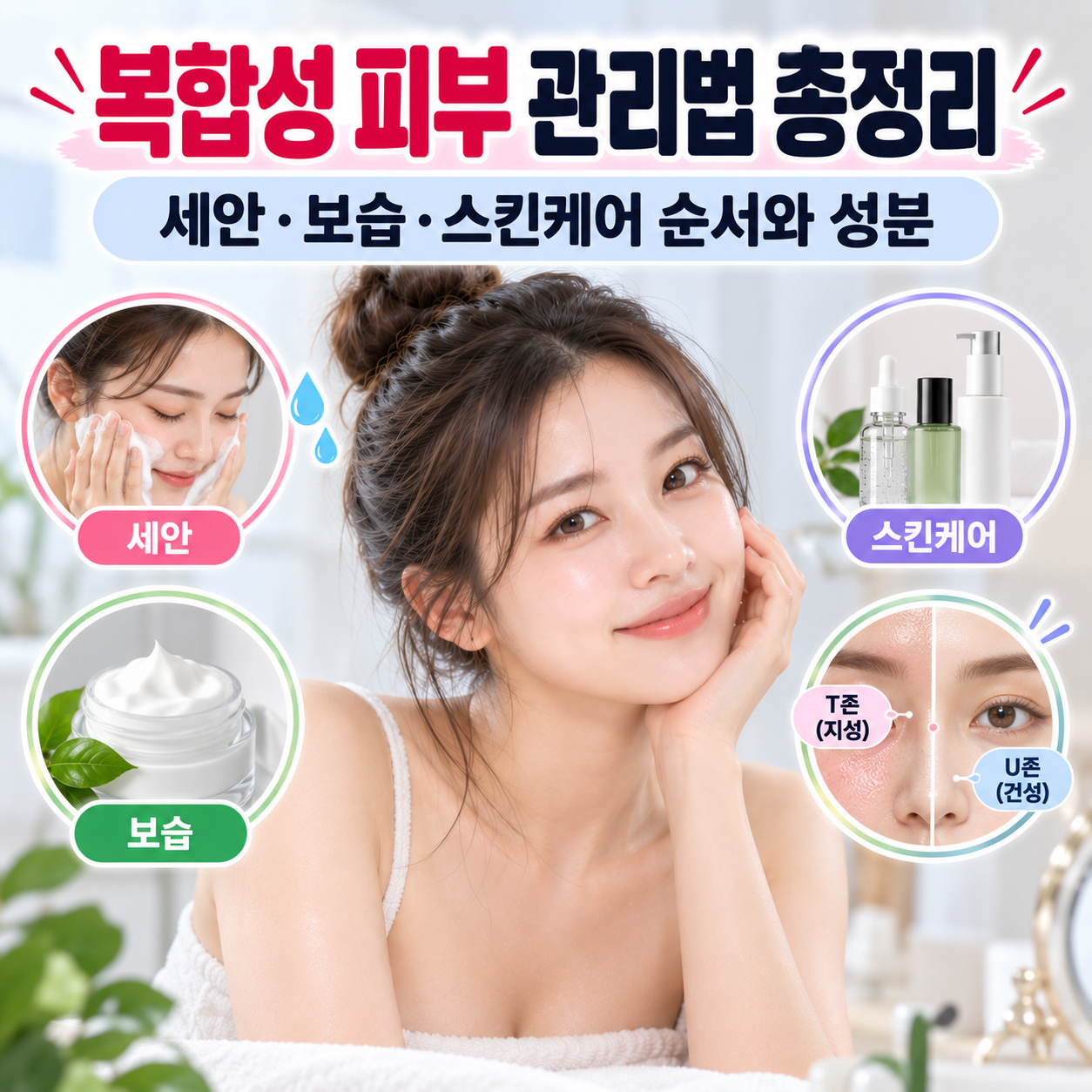 복합성 피부 관리법