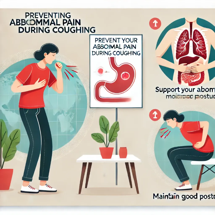 기침으로 인한 복부 통증 예방법