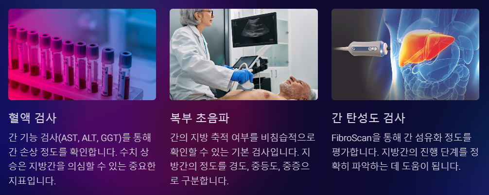 지방간 진단 방법