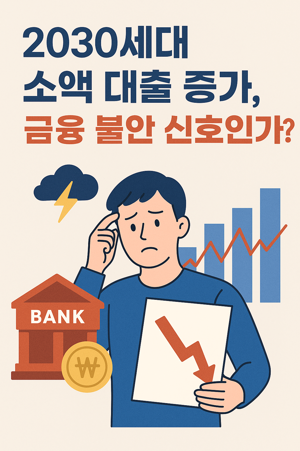 2030세대 소액 대출 증가, 금융 불안 신호인가?