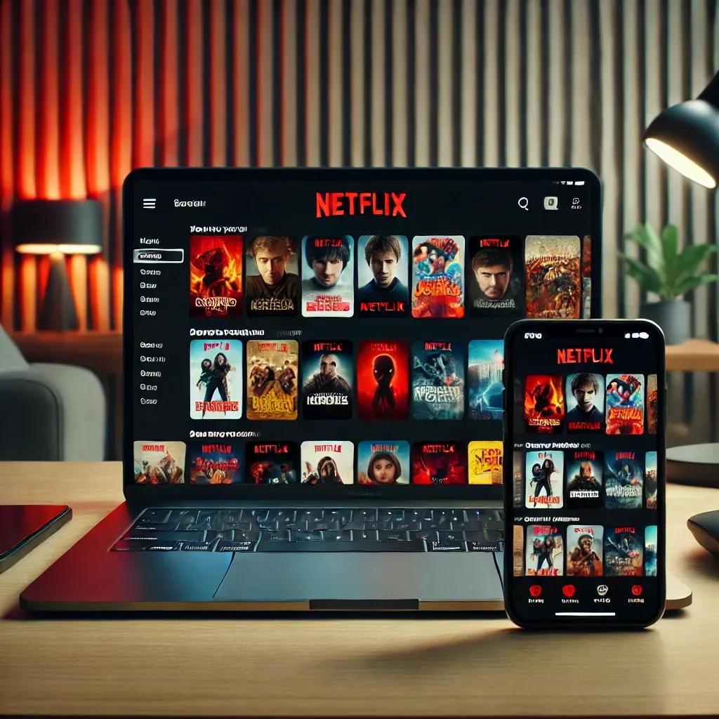 넷플릭스-앱-노트북-스마트폰-크로스플랫폼