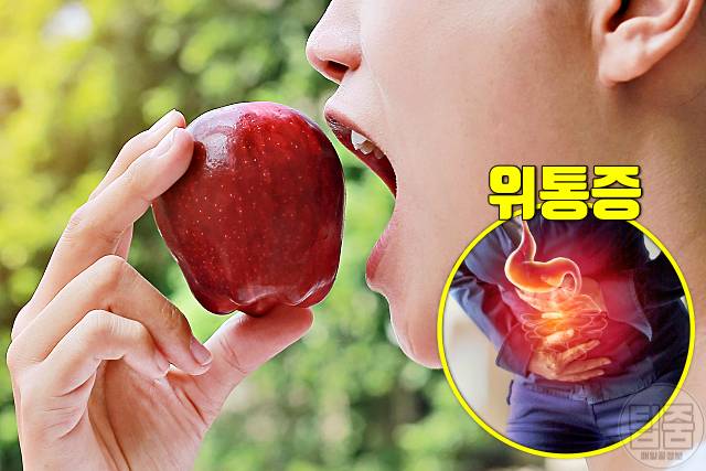 빈속에 먹으면 안좋은 음식 사과