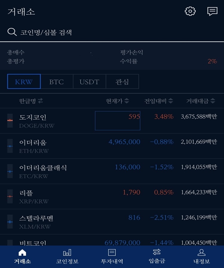 업비트 거래소