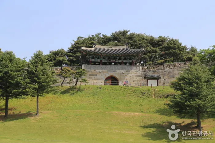상당 산성 전경 이미지