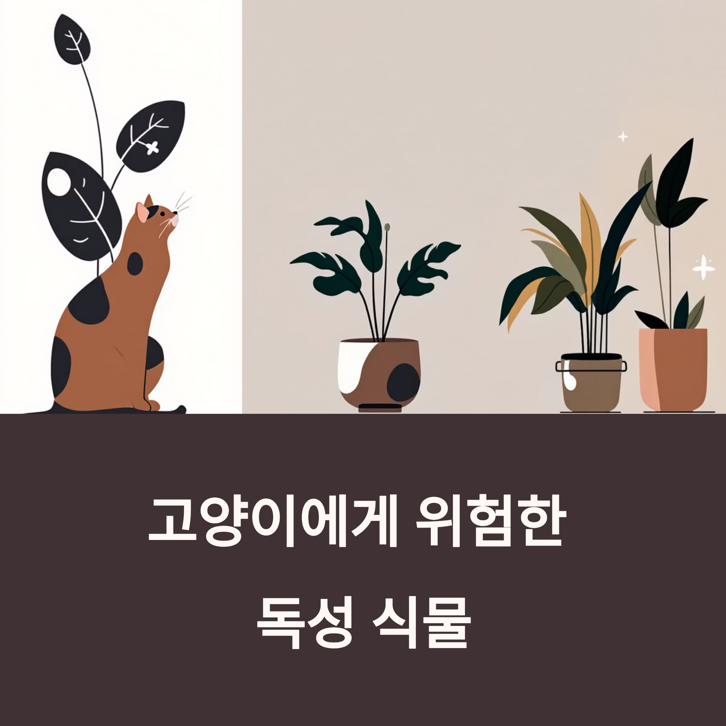 고양이에게 위험한 독성 식물