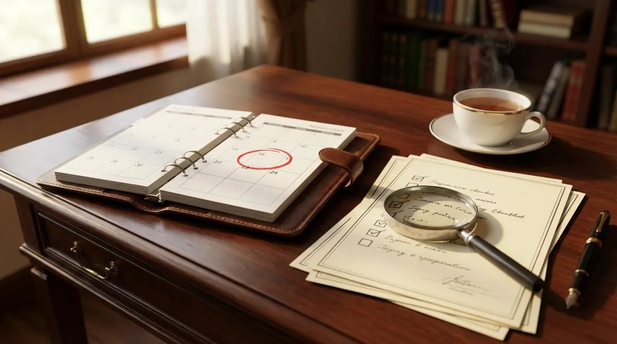 11월 건강보험료 소득 반영 시기를 강조하는 달력과 체크리스트 시각 자료