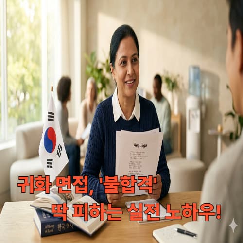 귀화 면접 심사 불합격 피하는 법: 애국가부터 역사까지