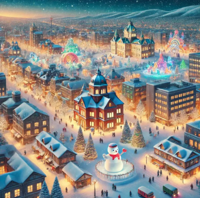 겨울-눈-집-건물