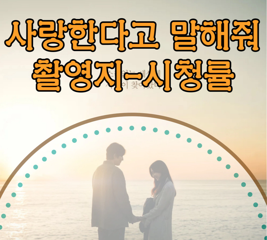 사랑한다고 말해줘 촬영지-시청률