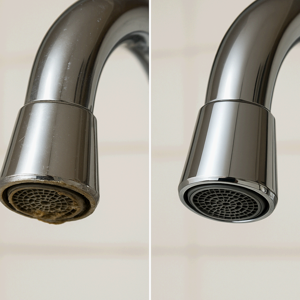 개수대 수전 헤드 및 필터 내부 세균 제거법