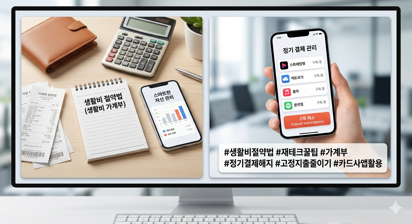 삼성카드 KB국민카드 앱 활용한 생활비 절약법