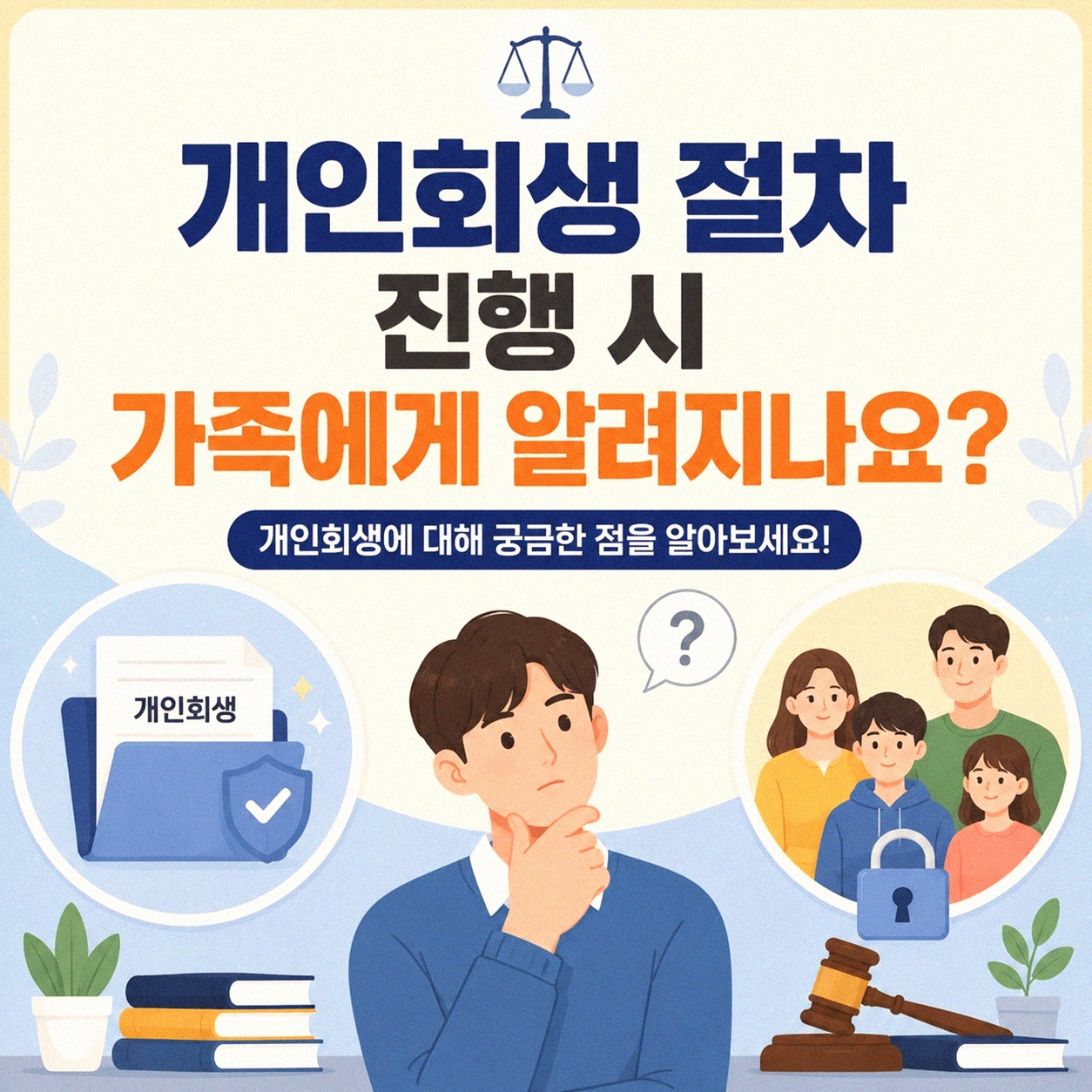 개인회생하면 가족들이 알게 되나요