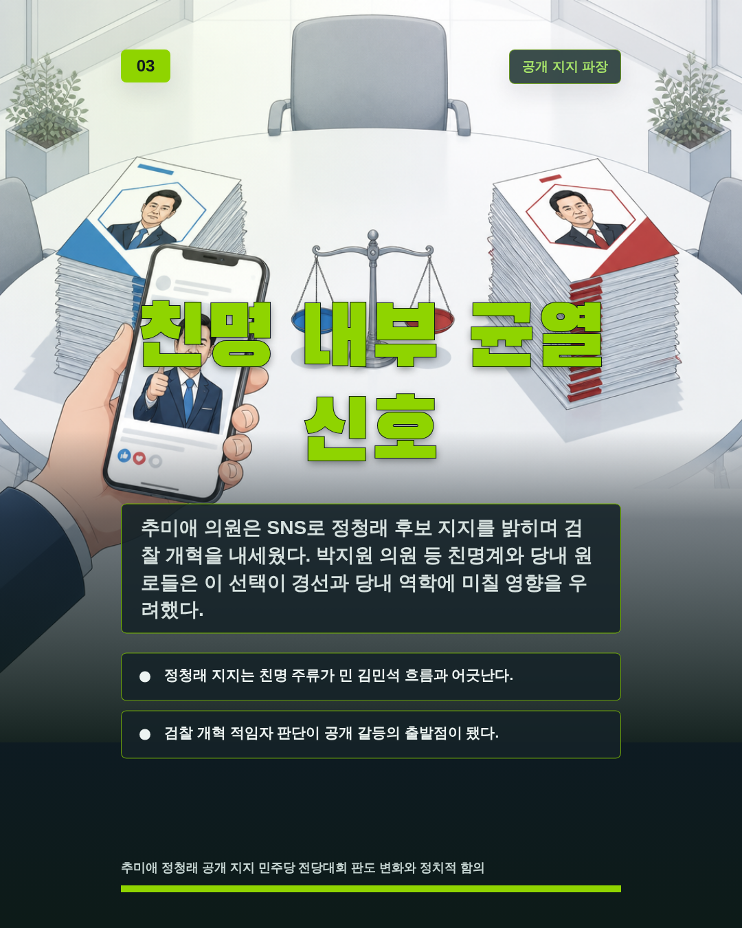 친명 내부 균열 신호