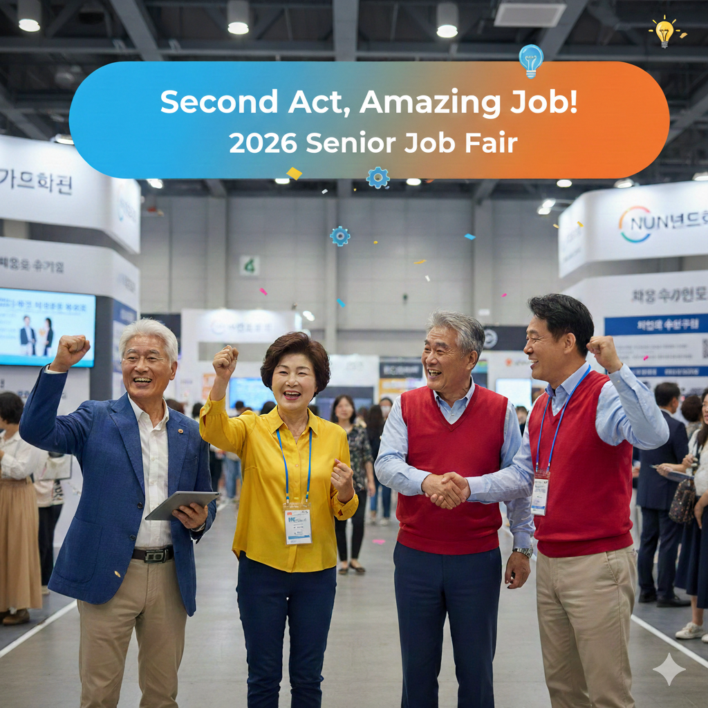 인생 2막, ‘시니어 취업 박람회’로 여는 성공적인 제2의 직업 설계
