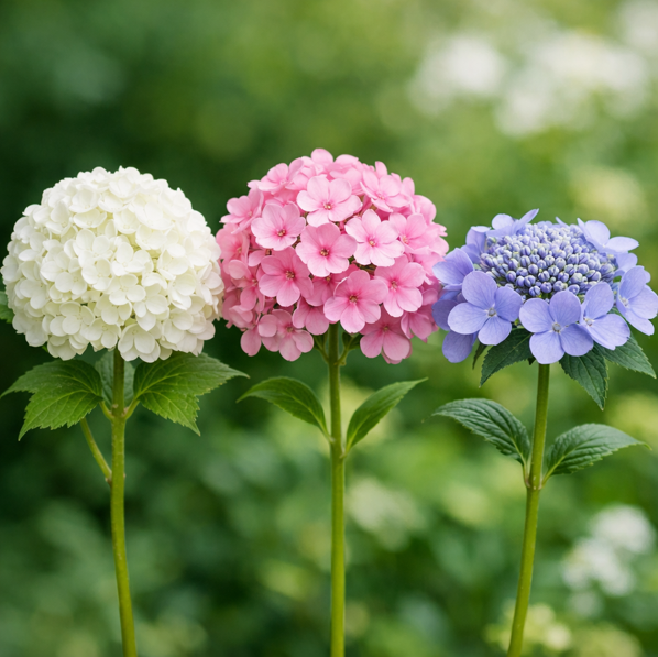 수국과 비슷한 꽃 종류