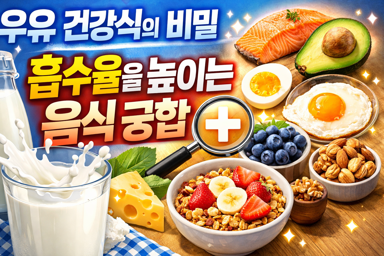 우유와 찰떡궁합 음식