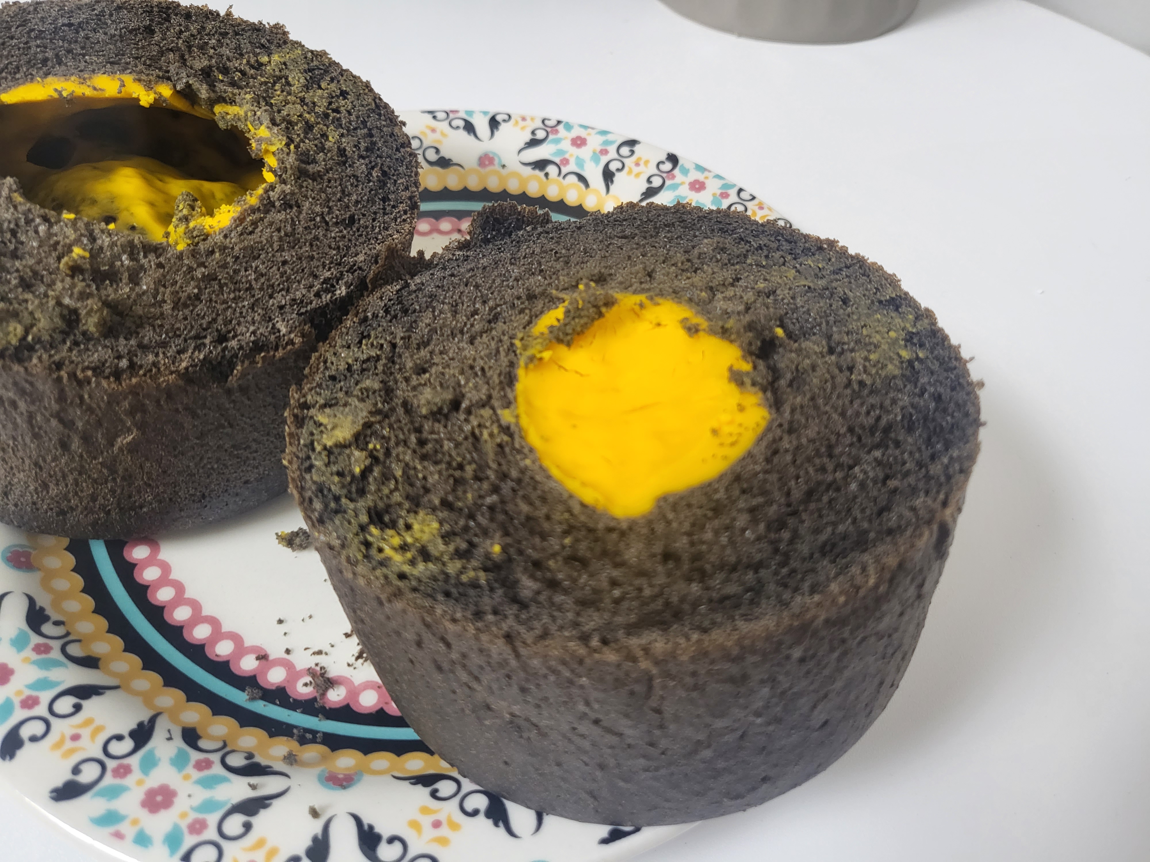 솔보 쌀연탄빵 단면