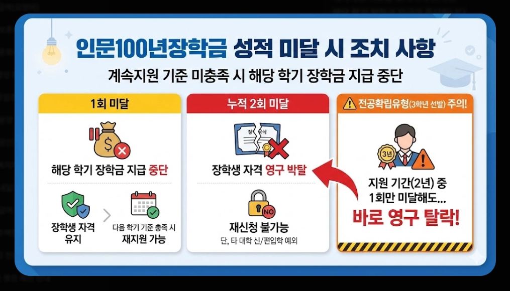 인문100년장학금 신청자격,신청방법,지원금액