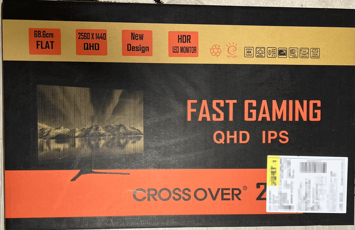 크로스오버 모니터 포장