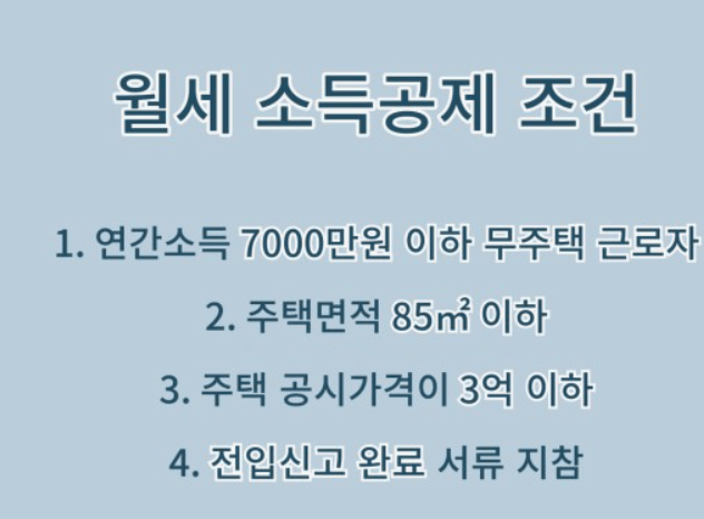 연말정산 월세 세액공제 신청방법