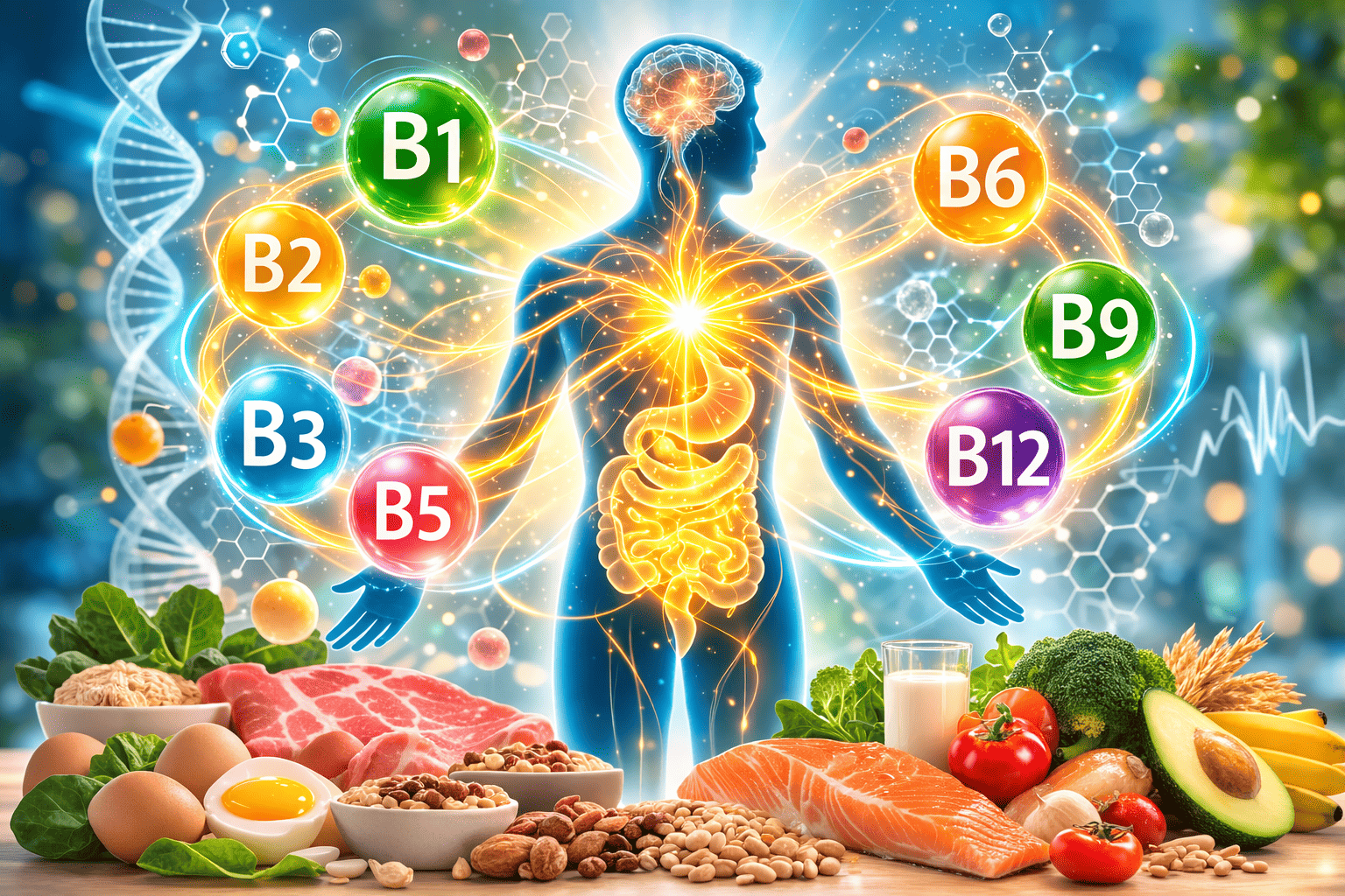 한국인 비타민B 부족 (식단, 영양, 건강)