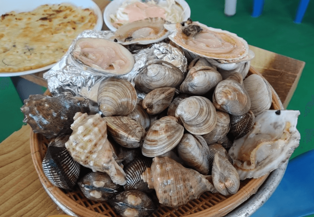 백반기행-평택-조개구이-준비
