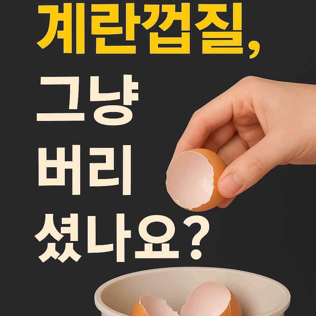 계란껍질 재활용하는 꿀팁