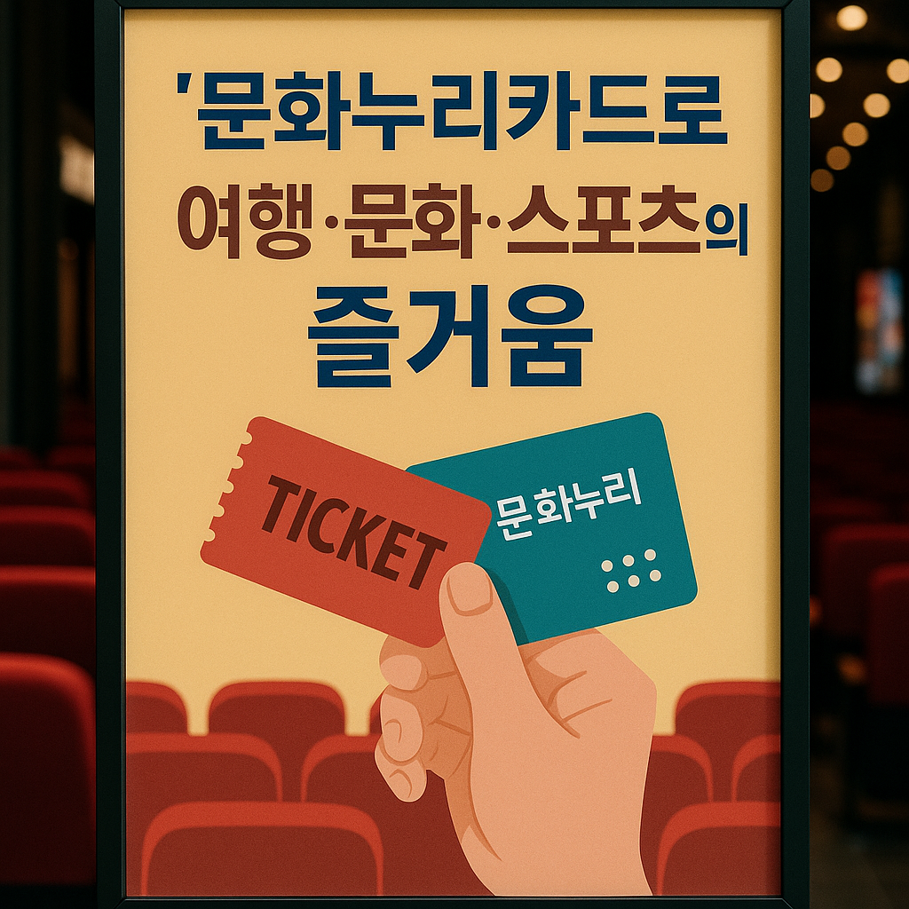 문화누리카드로 누리는 즐거움