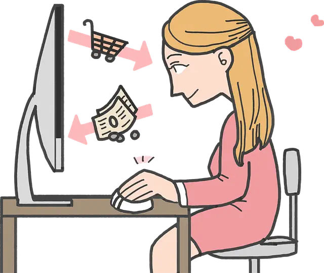 쇼핑하는여자 그림