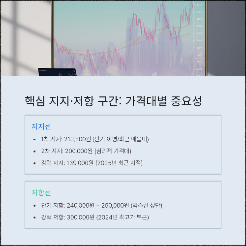 핵심 지지·저항 구간