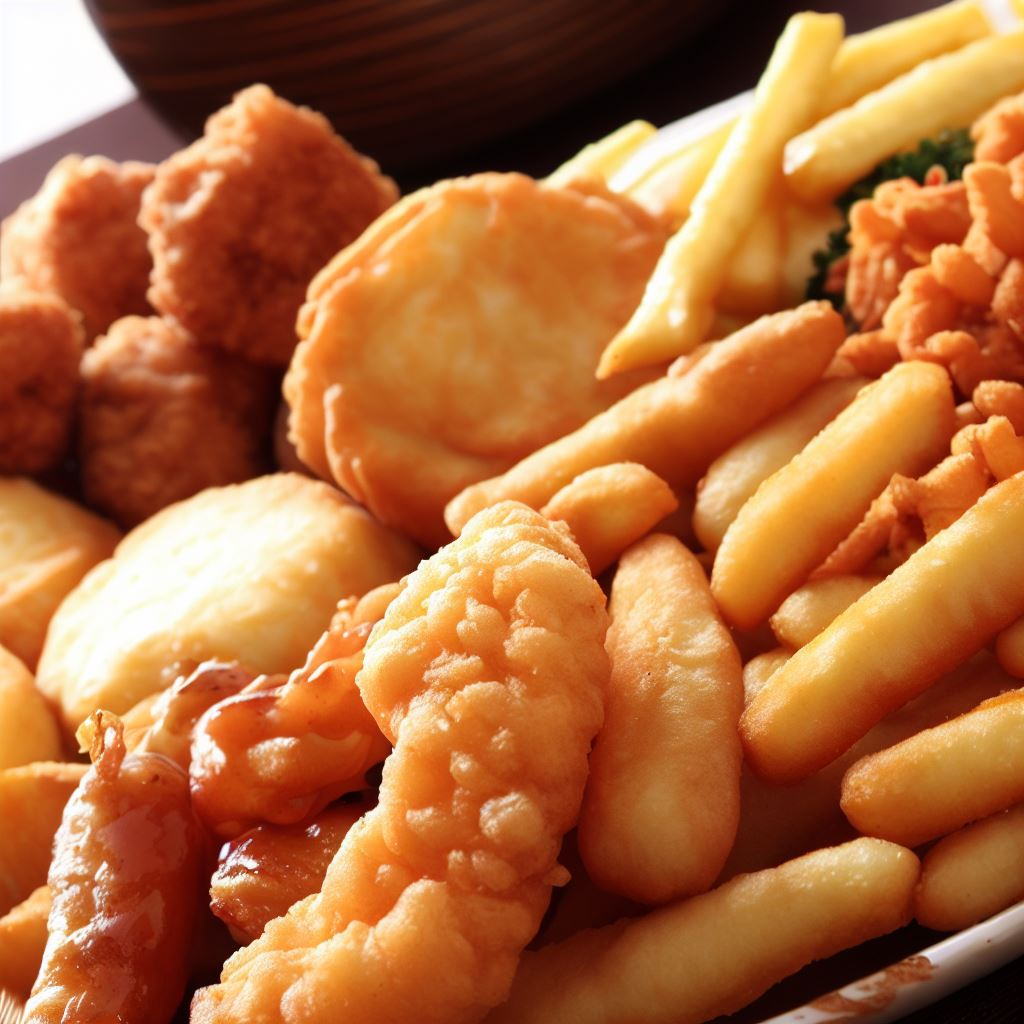 튀긴 음식과 지방이 많은 음식