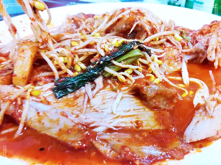 백반기행 모듬생선찜 문희경 편 장치 가오리 생선찜 대구뽈찜 울진 맛집 소개