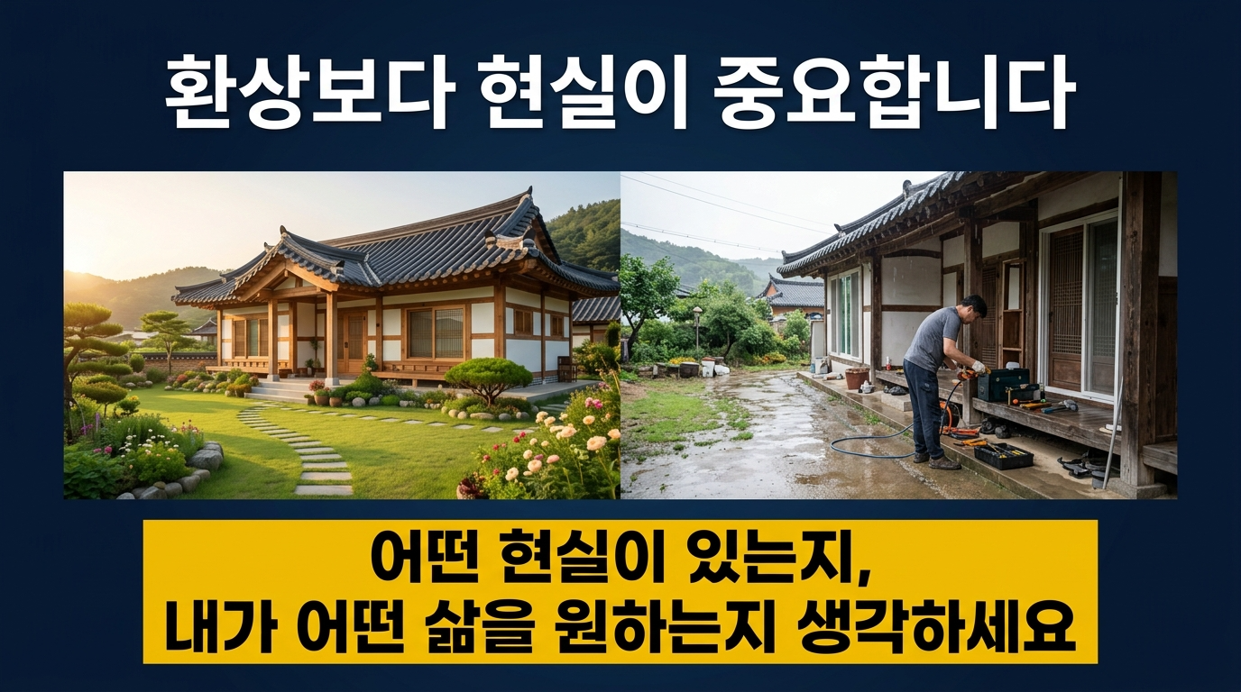 환상보다 현실이 중요합니다.
