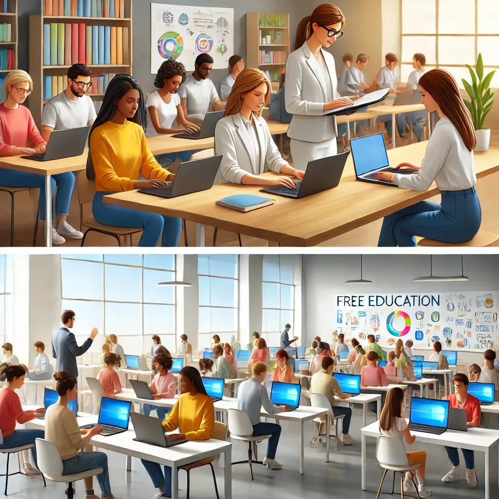 국비-교육-강사가-지도하는-현대-강의실 