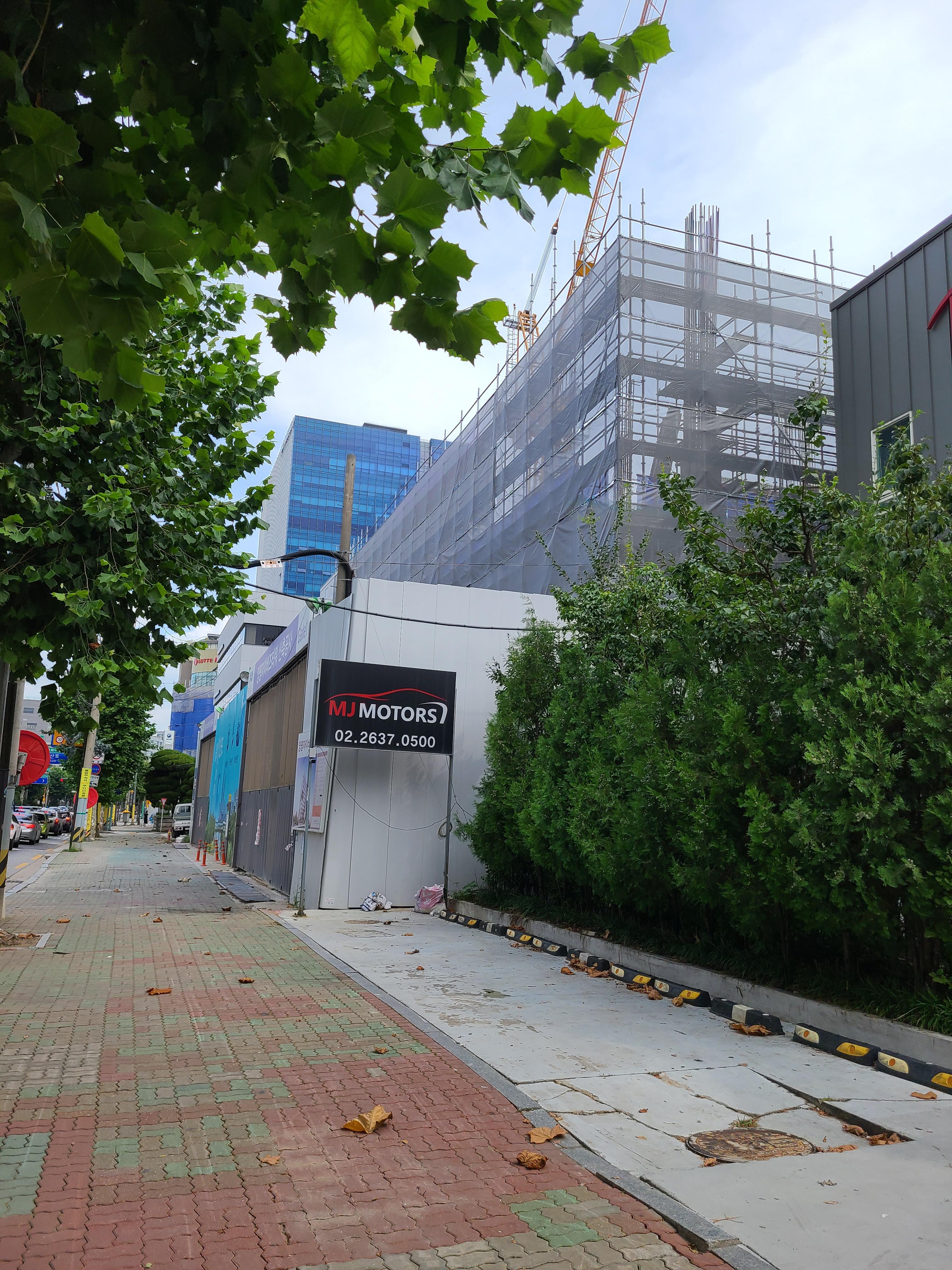 양평자이비즈타워 공사현장2