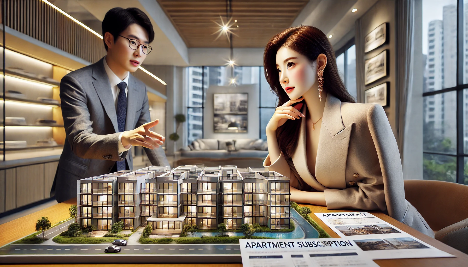 주택 청약 관련 설명하고 있는 이미지