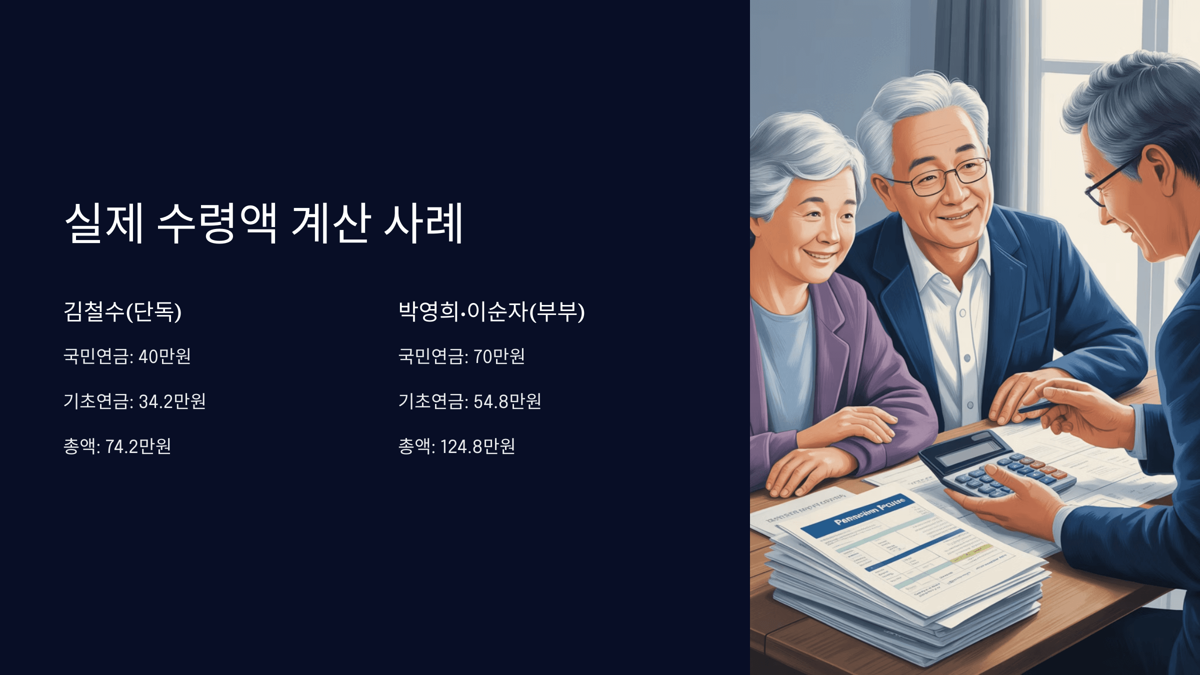 실제 수령액 계산 사례